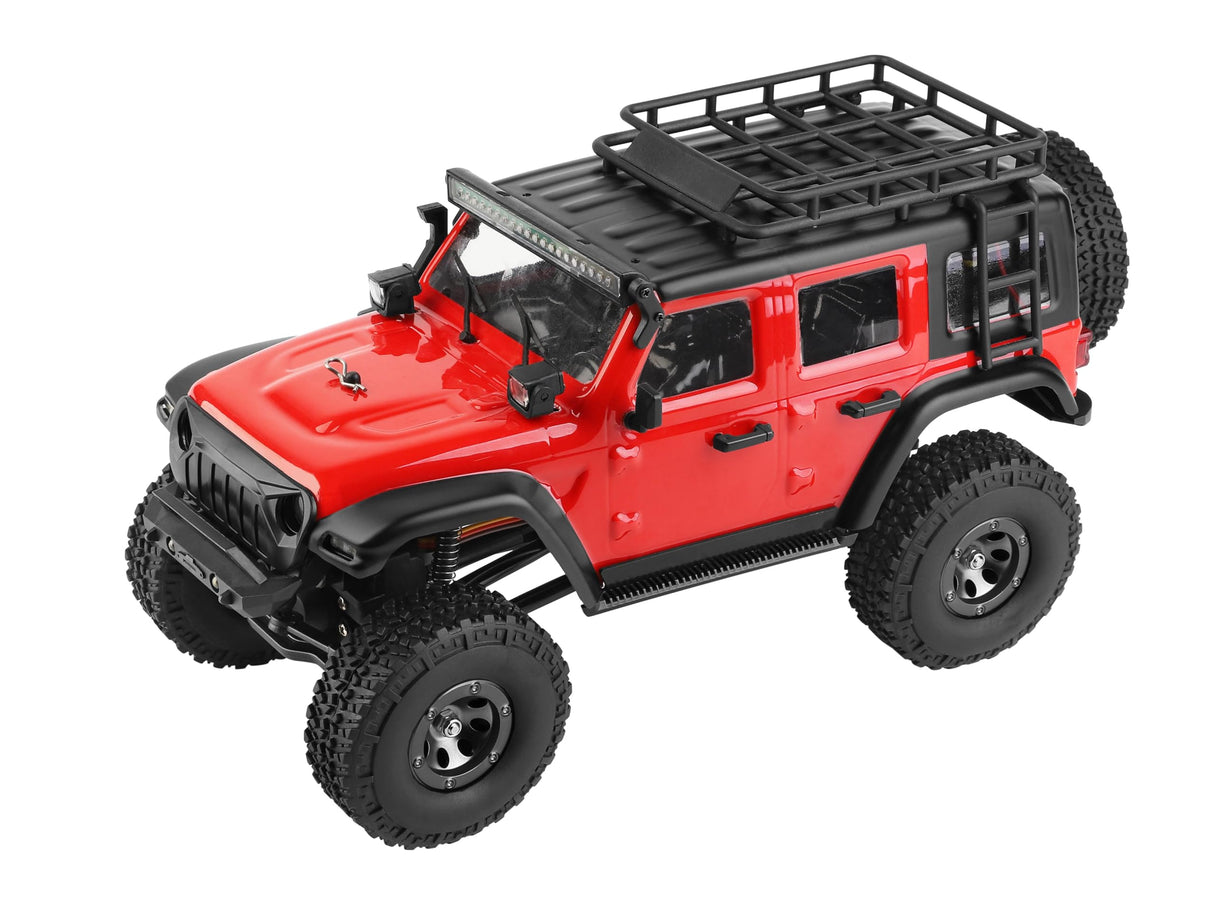 DF Models DF-4XS Crawler-1:24XL-RTR (Longitud x Ancho x Alto 220 x 100 x 130 mm, Peso 350 g, a Partir de 6 años, Coche de Vehículo, Camión de Juguetes) 3162 (Drive & Fly Models