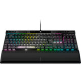 Corsair K70 MAX RGB Teclado mecánico magnético con Cable - Interruptores MGX Ajustables - Tapones de Teclas PBT de Doble Disparo - Compatible con iCUE - PC, PS5, PS4, Xbox - QWERTZ DE - Gris Acero