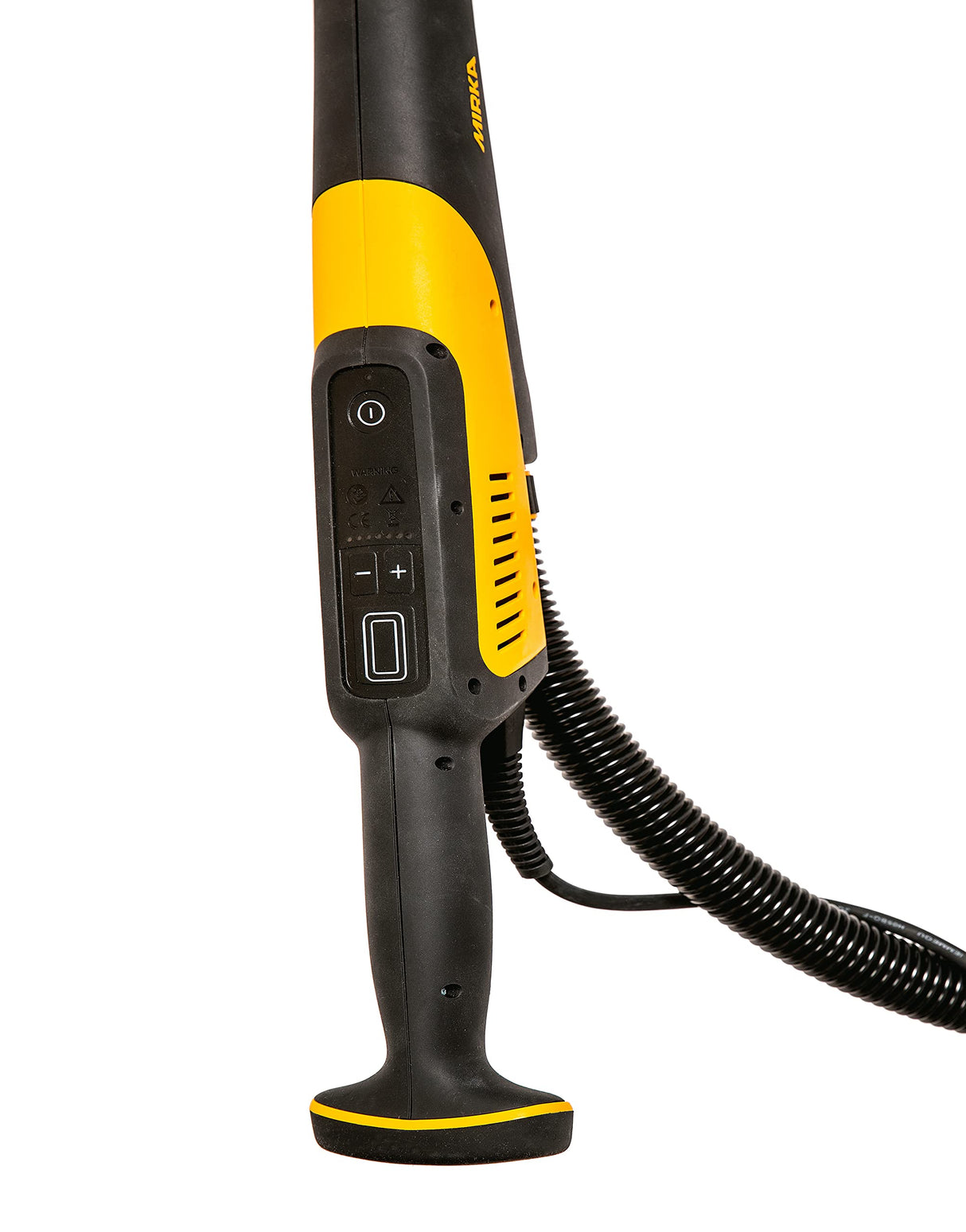 Mirka LEROS - Lijadora excéntrica de pared y techo con flexibilidad de 180° (225 mm de diámetro) y bolsa de transporte, 4000-8000 rpm