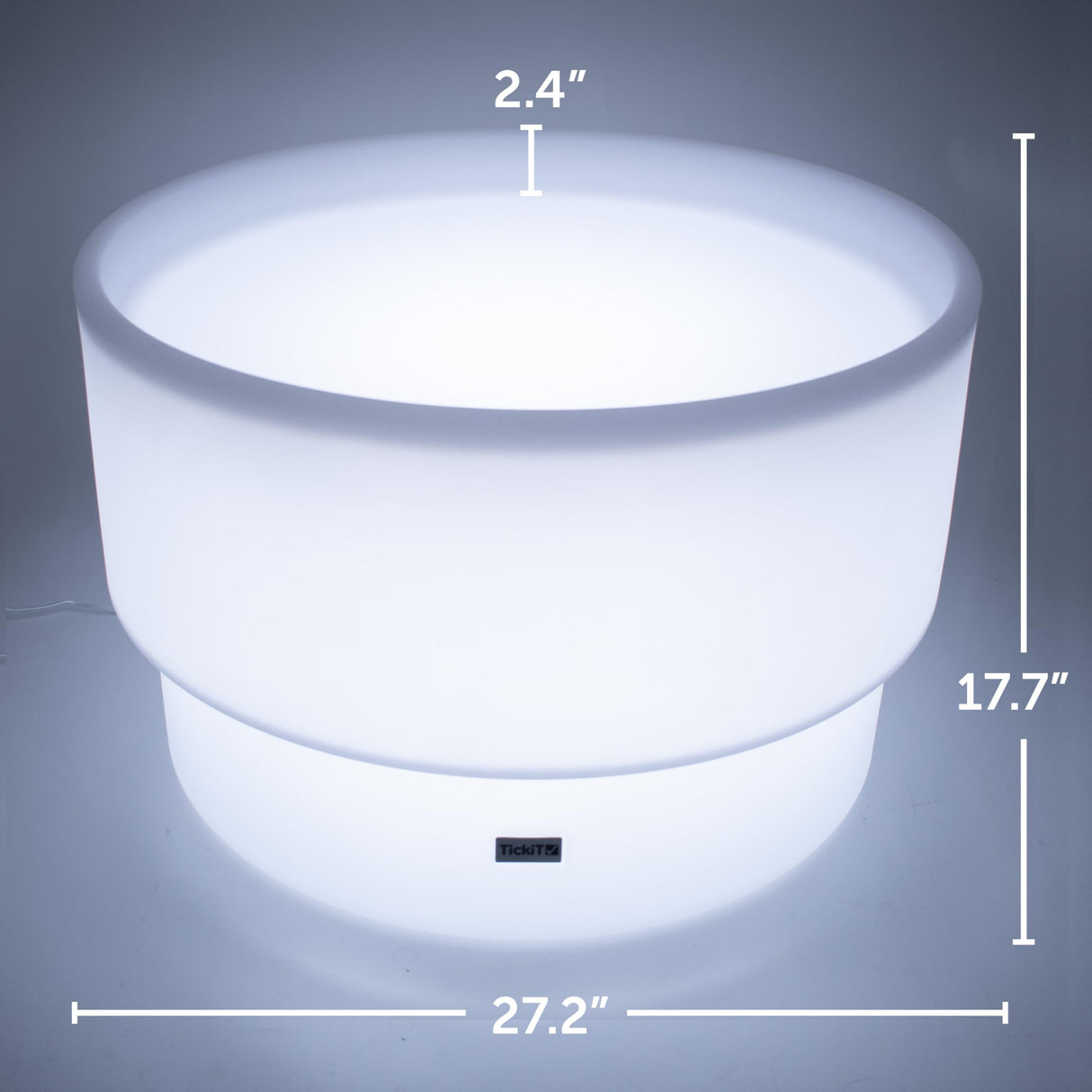 TickiT 75563 Sensory Mood Discovery Table-Colour Changing,White