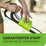 Greenworks G40LM35K2X Cortacésped de Batería para Céspedes de Hasta 400 m², Ancho de Corte 35 cm, Bolsa de 40L MÁS Dos Baterías de 40V 2Ah y Un Cargador, Garantía de 3 Años