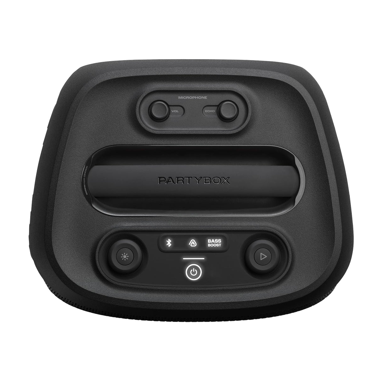 JBL Partybox Encore 2, altavoz inalámbrico bluetooth para fiestas, con micrófono, 15h de autonomía, resistente a salpicaduras, sonido JBL Pro y AI Sound Boost, compatible con Auracast, negro