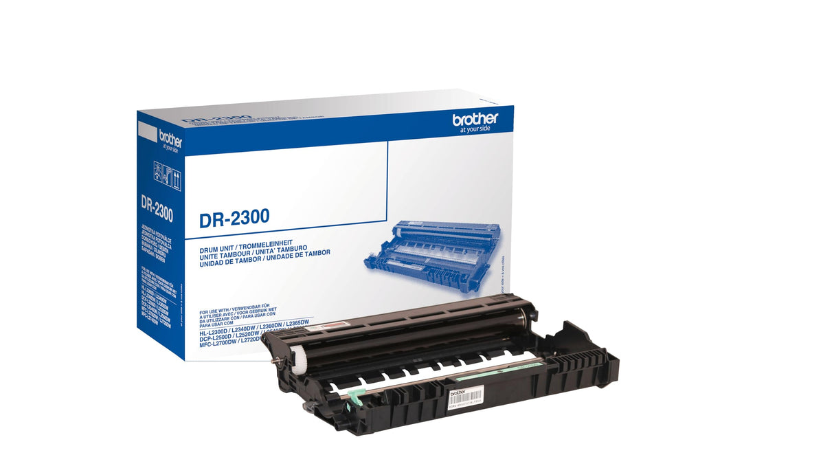 Brother DR2300 - Tambor para Impresora (Duración Estimada: 12.000 Páginas), Negro