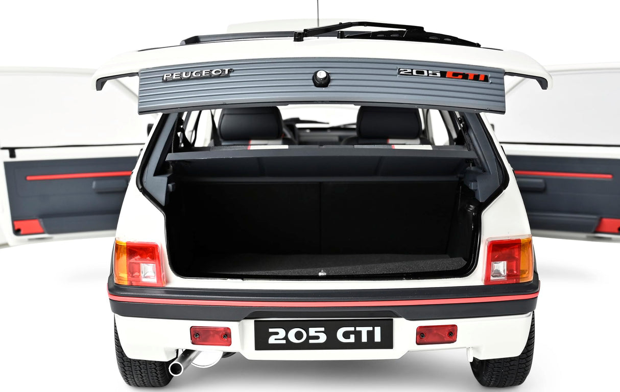 IXO Colecciones 1:8 IXO Peugeot 205 GTI Blanco - modelismo, maquetas, Kit de modelismo, Kit de modelismo, 720 Piezas, Kit de Coche