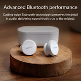 DENON PerL True Wireless Earbuds, Perfil de Sonido Personalizado, Auriculares con cancelación de Ruido, Auriculares Resistentes al Agua, con micrófonos Integrados y batería de Larga duración
