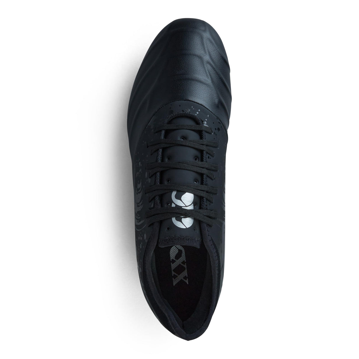 Canterbury Phoenix Genesis Pro, Botas Unisex Adulto, Negro/Metálico Plateado, 40 EU