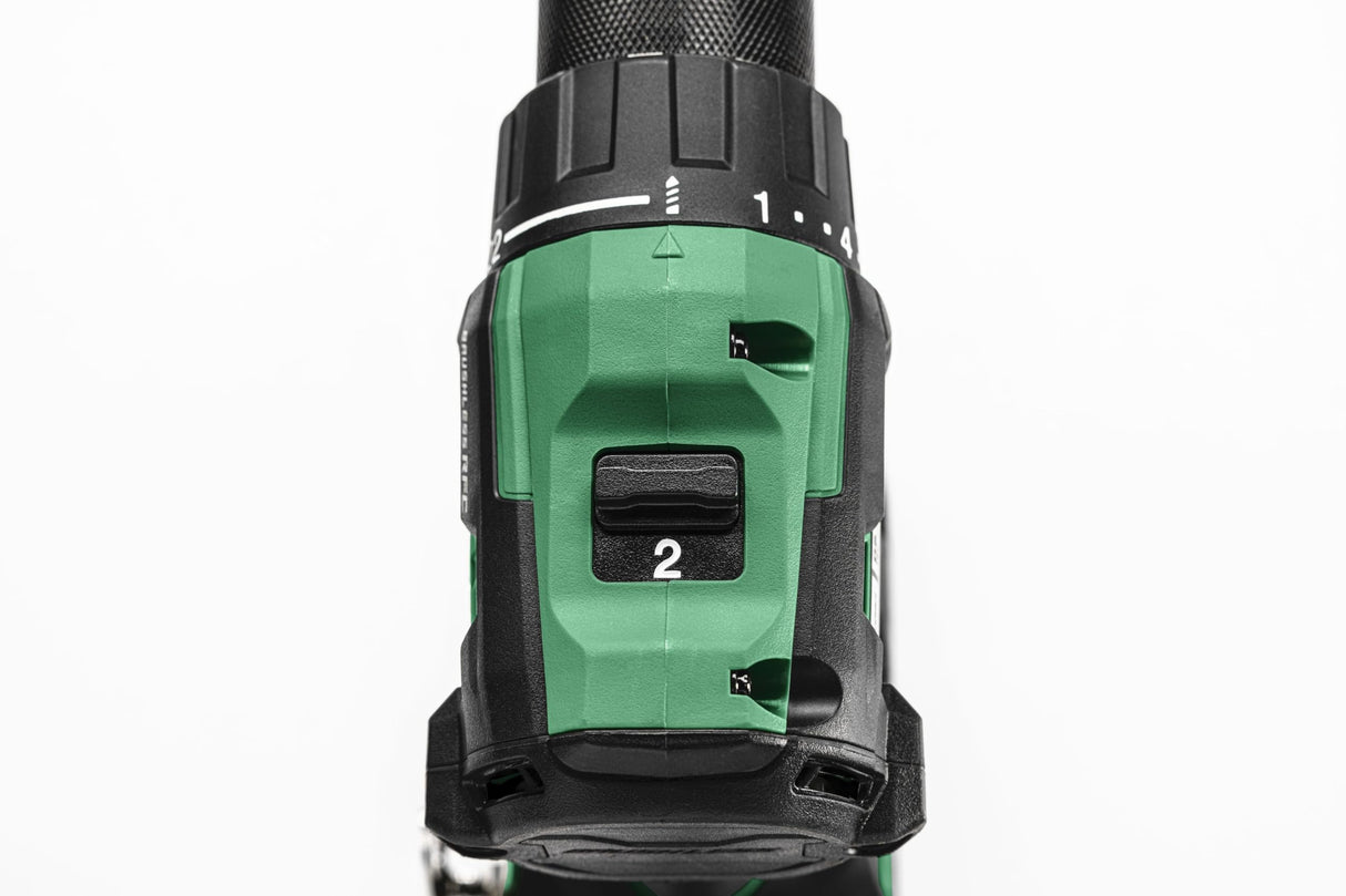 HIKOKI Akku Bohrschrauber DS18DEW2Z, Bohrfutter: 1,5-13mm (18V, Max. Festdrehmoment (hart): 140 Nm, Leerlaufdrehzahl 2.Gang: 0-2000 min-1, Brushless) Zubehör: im HSC II Koffer, ohne Akku und Ladegerät