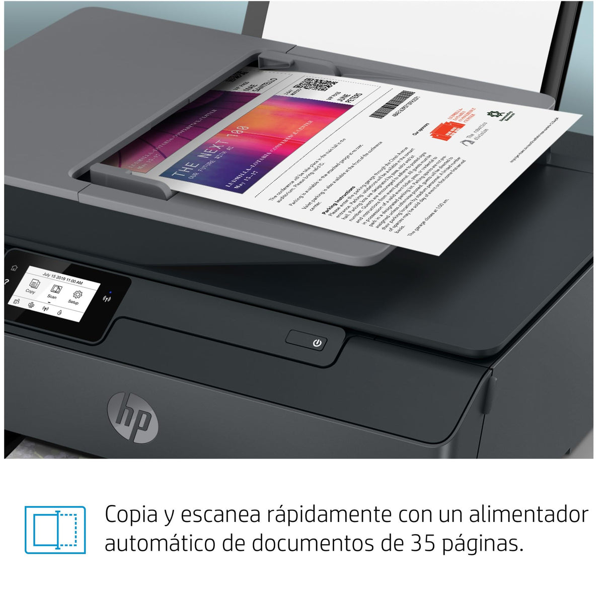 HP Smart Tank Plus 570 5HX14A- Impresora A4 Multifunción con Deposito de Tinta Recargable, Impresión a Color, Escaner, Copiadora, Wi-Fi, HP Smart App, Negro