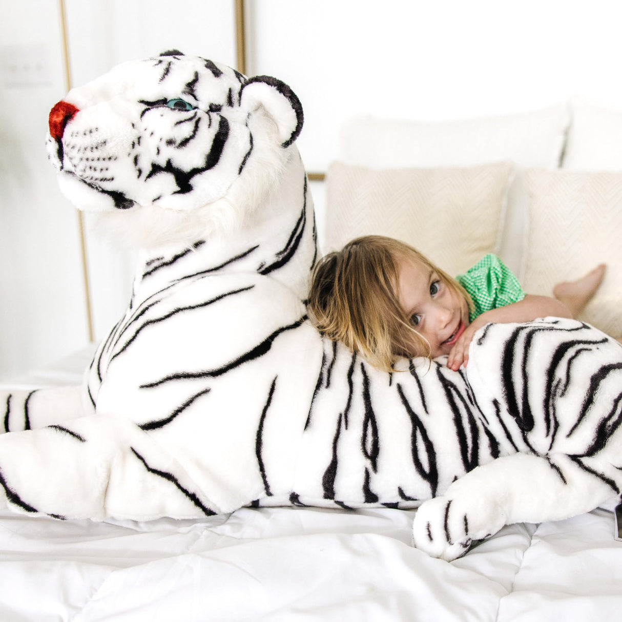 Melissa & Doug White Tiger Giant Juguete de Pluche