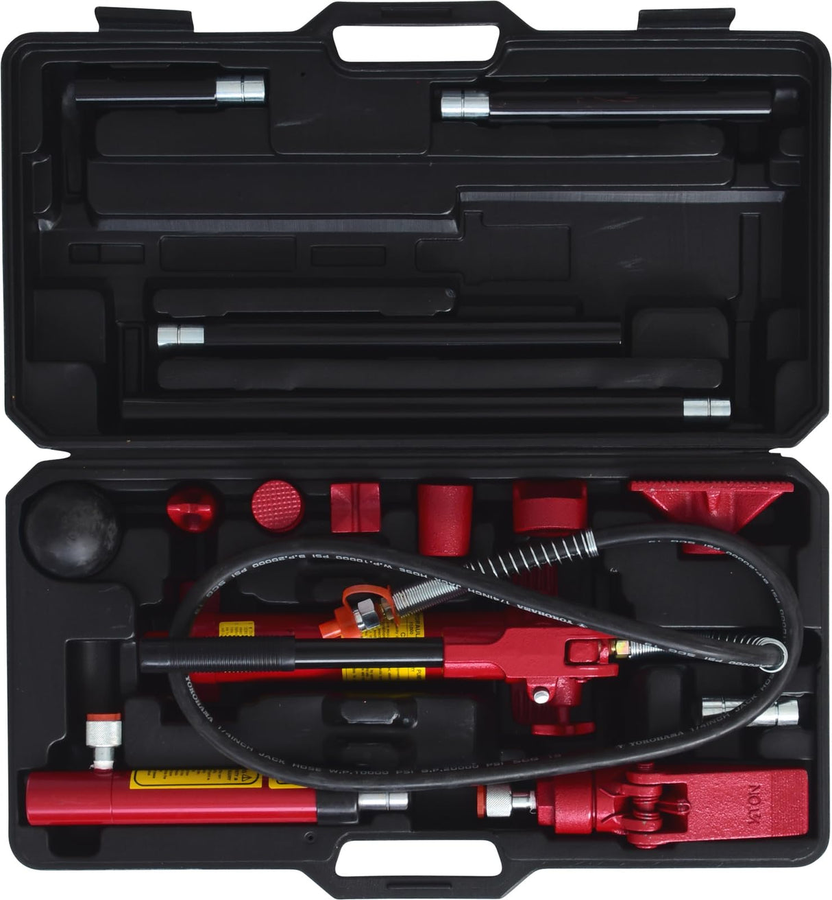 KS Tools 160.0445 Juego de herramientas hidráulicas de enderezado de chasis, 4 t