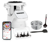 Moulinex, Companion, Robot cocina, 14 funciones, Capacidad XL para 10 personas, Gris, Fabricado en Francia, HF8408F1