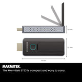 Presentación Inalámbrica HDMI - Marmitek STS2 - Presentación Powerpoint Inalámbrica - Plug and Play sin software - Compatible con Airplay y Miracast - Ampliable hasta 20 presentadores