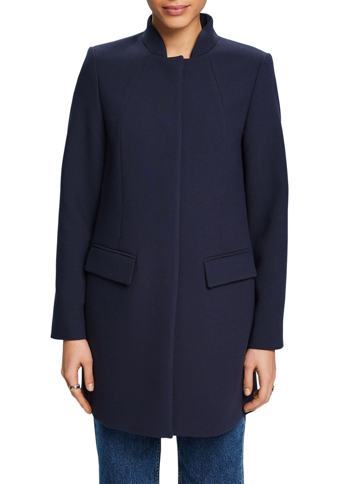ESPRIT Chaqueta de mujer, 400/azul marino., L