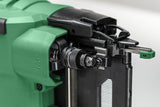 HiKOKI Clavo con batería de 0° - 18 V, 25-64 mm, 16 calibres, compacto, ligero, potente, luz LED, motor sin escobillas, accionamiento por resorte neumático, incluye 2 baterías de 18 V/2 Ah + cargador