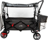 Small Foot Carrito Plegable con Techo Desmontable, protección contra Lluvia, Frenos, asa Regulable y máx. 80 kg, 12729, Color Coloured