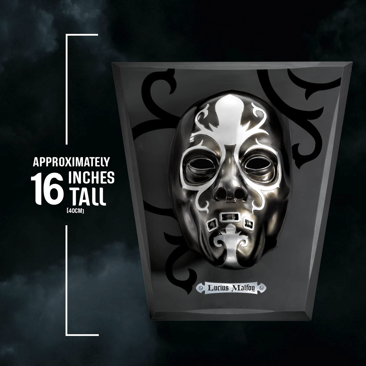 The Noble Collection Máscara Luatus Deatheater Lifesize de Lucius Malfoys.