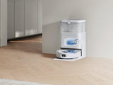 ECOVACS N30 Pro Omni aspriadora Robot con estación Vaciado, Lavada, Secado automáticos, 10 00 Pa, Cepillo antienredos ZeroTangle 2.0, Limpieza Agua Caliente 60 ℃, mopa adaptiva TruEdge, Blanco
