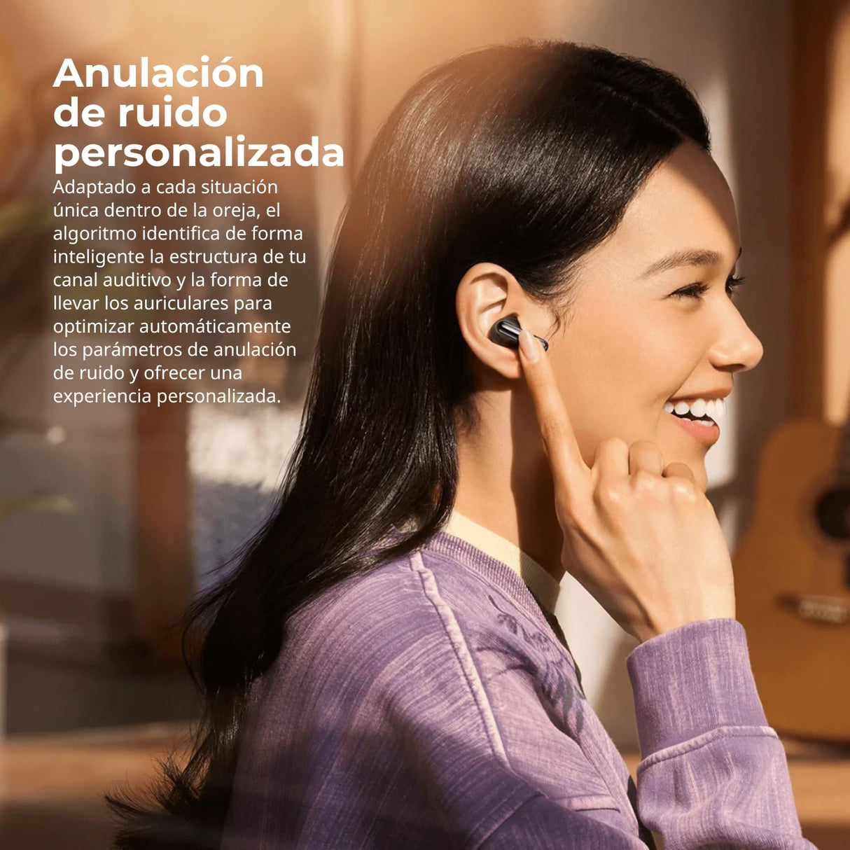 Xiaomi Redmi Buds 6 Pro | Auriculares Inalámbricos Bluetooth con Cancelación de Ruido | Cascos Inalámbricos con 36h de Duración | Headphones con Triple Micrófono | Audífonos Negros