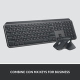 Logitech MX Master 3S para empresas, ratón inalámbrico con clics suaves, 8K DPI, receptor USB Logi Bolt seguro, BT, carga USB-C, Desplazamiento MagSpeed, Windows/Mac/Chrome/Linux - Gris