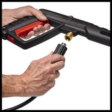 Einhell Limpiadora a alta presión TE-HP 170 (2300 W, máx. 170 bar, incl. tubo flexible de alta presión, pistola, lanza, diversas boquillas, cepillo, contenedor de agente pulverizador)