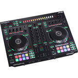 Controlador de DJ Roland DJ-505 — Dos canales y Deck Select para hasta cuatro decks — Controlador de DJ de gama alta en formato compacto