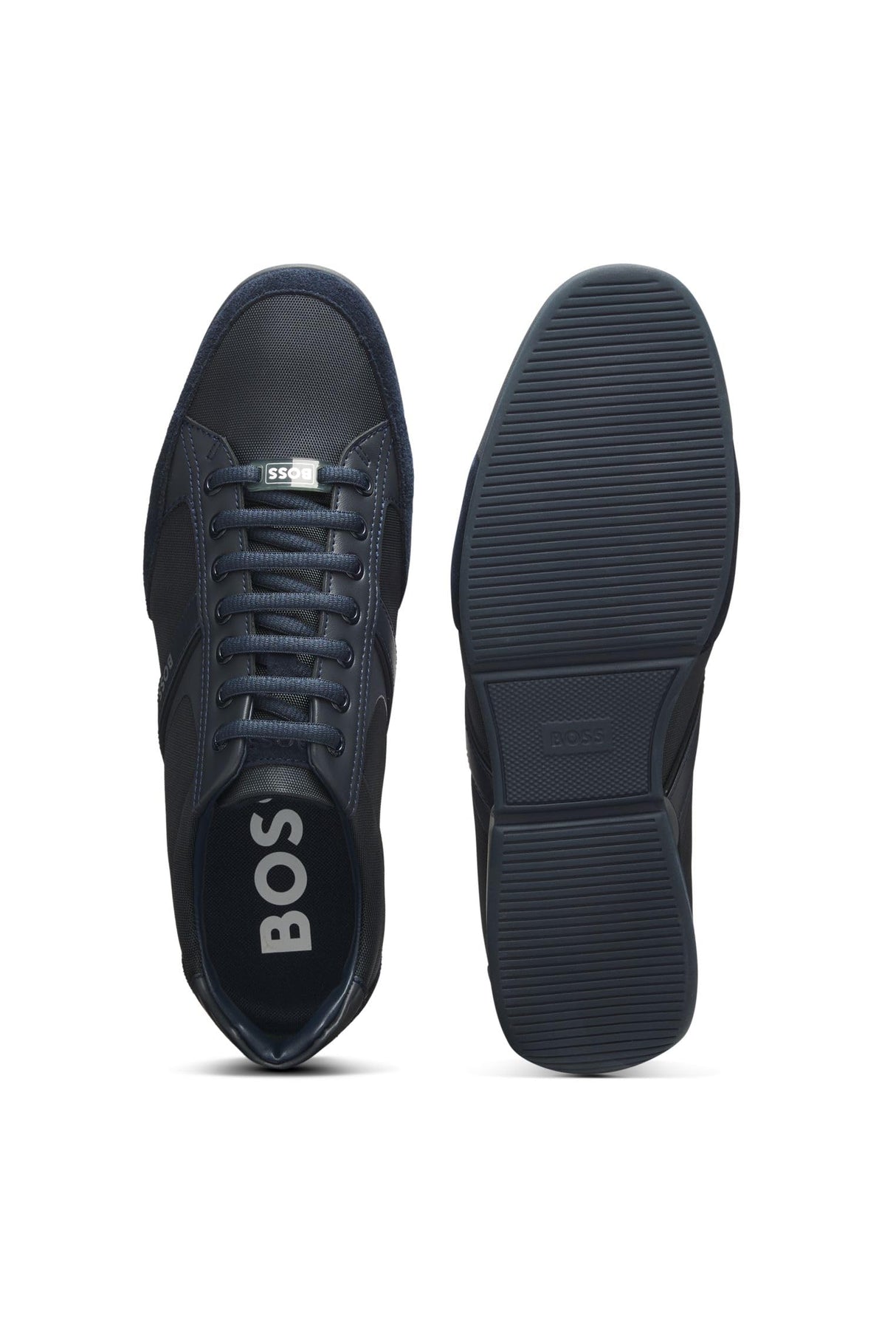 BOSS Hombres Saturn_Lowp_MX A_N Sneaker Azul 44 EU
