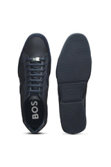 BOSS Hombres Saturn_Lowp_MX A_N Sneaker Azul 44 EU
