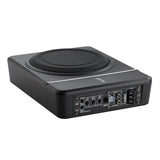 VEVOR Subwoofer para Debajo del Asiento para Automóvil 203 mm 240 W Altavoz Compacto para Coche Amplificador Incorporado Entrada Bajo Controlador de Volumen Control Remoto con Cable