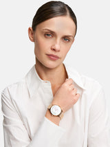Tamaris Reloj Analógico para Mujeres de Cuarzo con Correa en Acero Inoxidable TT-0177-MQ