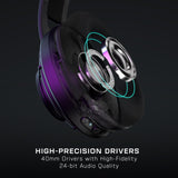 Turtle Beach Atlas Air Auriculares de Juego Abiertos Inalámbricos para PC, PS5, PS4 y Móviles equipados con Bluetooth
