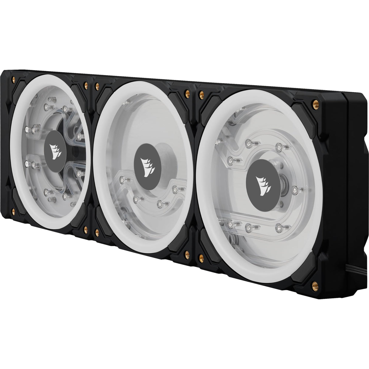Corsair Hydro X Series XD7 RGB Pack de Bomba/Depósito (Sistema de Placa de Distribución de 360 mm, Bomba PWM D5, Depósito de 140 ml, 36 LED RGB Direccionables Individualmente) Negro