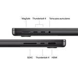 Apple MacBook Pro Portátil de 14,2" con M5,CPU de 10 núcleos y GPU de 10 núcleos: Creado para Apple Intelligence, Pantalla Liquid Retina XDR y 16 GB de Memoria unificada, 1TB; Negro Espacial
