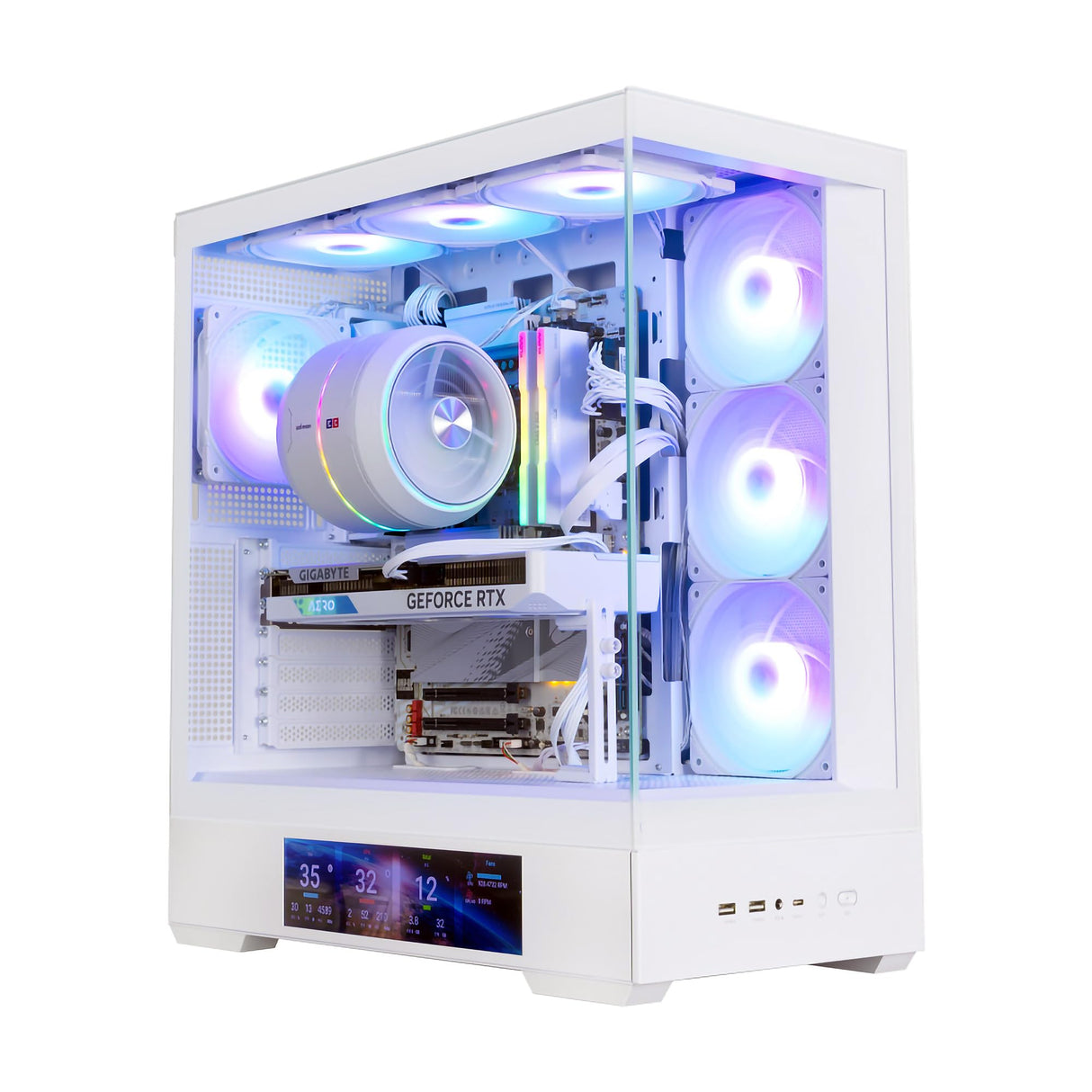 ZALMAN P40 DS - Carcasa para PC (Torre Media), Color Blanco