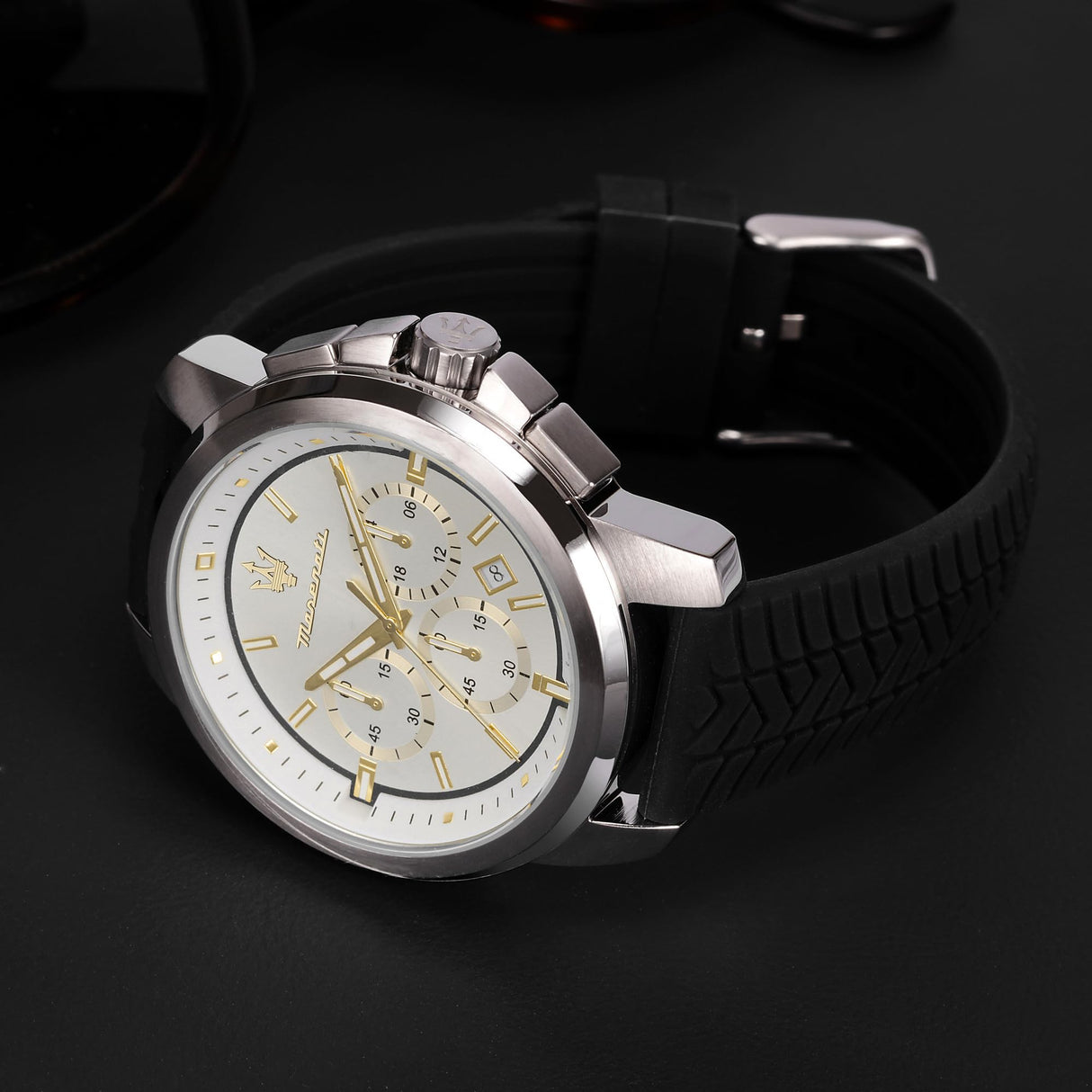 Maserati Reloj Hombre, Cronógrafo, Analógico, 44 mm, Colección SUCCESSO Edición Limitada - R8871621041