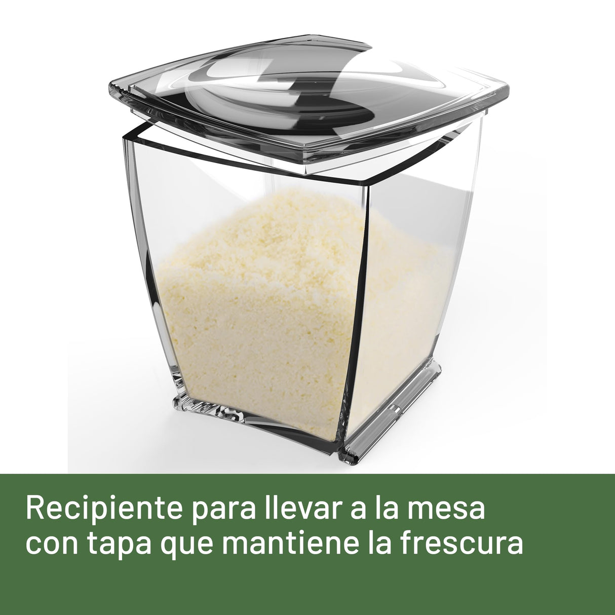 Imetec Grattugissima, Rallador Eléctrico, Rodillo De Acero Inoxidable, Tolva De Aluminio, Recipiente Extraíble Con Tapa Frescura, Sistema De Seguridad, 150 W