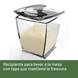 Imetec Grattugissima, Rallador Eléctrico, Rodillo De Acero Inoxidable, Tolva De Aluminio, Recipiente Extraíble Con Tapa Frescura, Sistema De Seguridad, 150 W