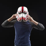 Star Wars The Black Series - Casco electrónico Premium de Imperial Shock Trooper Battlefront - Artículo de colección para Adultos - Juego de rol