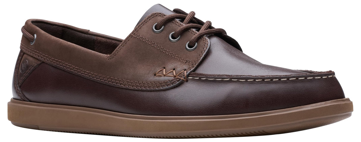 Clarks Bratton Boat, Náuticos Hombre, Dark Brown, 42 EU