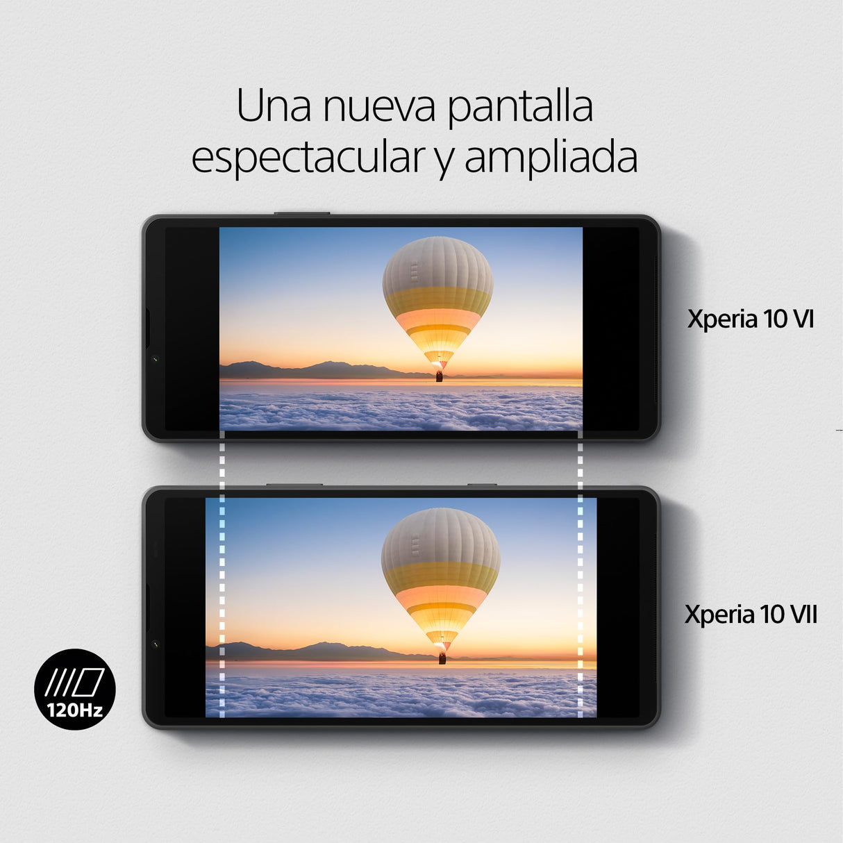 Sony Xperia 10 VII: OLED de 6,1" 19,5:9 con 120 Hz, batería de 5000 mAh, Objetivo Ultra Gran Angular de 16 mm, Audio de 3,5 mm, Android 15, IP65/68, Doble SIM híbrida, Turquesa