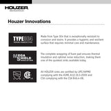 Houzer Contempo - Fregadero de acero inoxidable para fregadero, CTB-2385