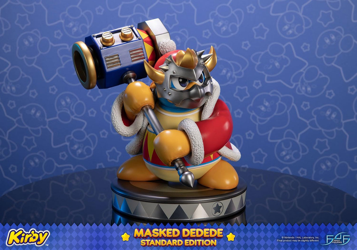 First 4 Figures Kirby - Estatuilla enmascarada Dedede 30 cm