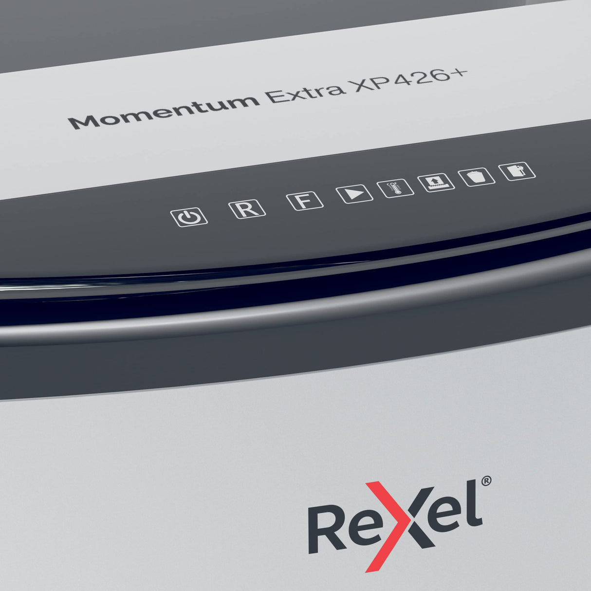 Rexel XP426+ Cross Cut Paper Shredder, Shreds 26 Sheets At Once, P4 Security Level, Jam-Free Technology, Office Use, 120 Litre Pull-Out Bin, Black, Momentum Extra Range, 2021426XEU