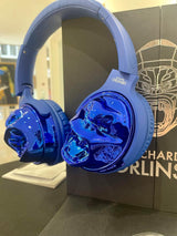 ORLINSKI Audífonos Bluetooth CAQKON1001-211-V2 2025, 40 mm, 6 Horas de Batería, Micrófono Integrado, Azul