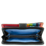 mywalit billetereo Monedero de Piel para Mujer Large Wallet/Zip Purse - 229-4 - Black Pace