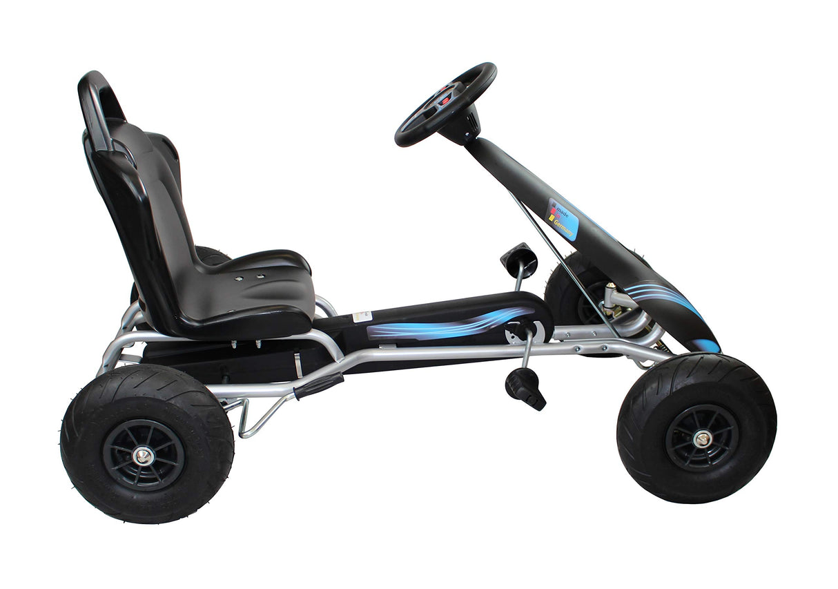 ROLLY TOYS (gokart in Silver/Blue, from Approx Years) 112036 Ferbedo AR8P Go-Kart en Plata/Azul, Desde Aprox. 5-11 años, Color, 111 x 72 x 66 cm