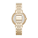 Fossil Jacqueline Reloj para mujer, movimiento de cuarzo con correa de acero o piel, Tono oro y blanco, 36MM