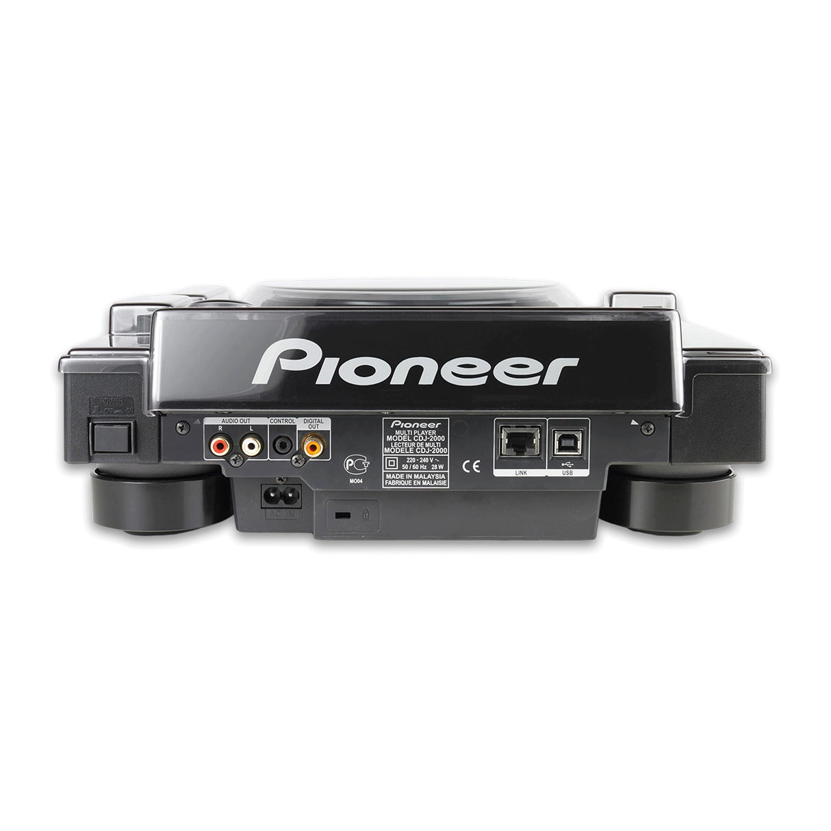 DeckSaver DS-PC-CDJ2000CF - Estuche, color transparente