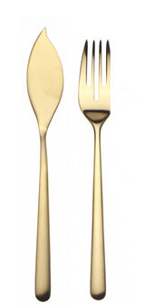 Mepra 108122021 - Pala para Servir Pescados, Color Dorado