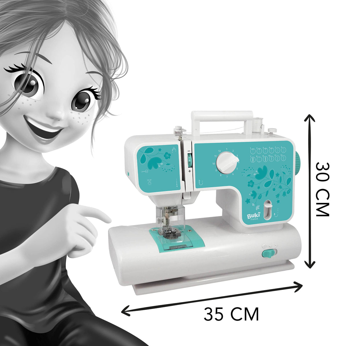 Buki France 5409 - Professional studio couture deluxe - Máquina de coser