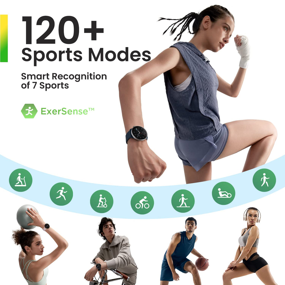 Amazfit GTR Mini Smartwatch Reloj Inteligente, 5 Posiciones satélite GPS, 1,28 "AMOLED, 326 PPI, 120+ Modos Deportivo, SpO2, Monitor de frecuencia cardíaca, 5 ATM Impermeable, Monitor de sueño